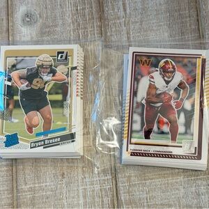 Football Trading Cards Collection 2 packs of 15 each